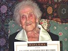 Jeanne Calmentová ve vku 120 let. (18.íjna 1995)