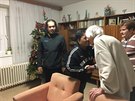 Miroslavu Zikmundovi pijeli do Zlna gratulovat ke 101. narozeninm tak...