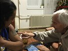 Miroslavu Zikmundovi pijeli do Zlna gratulovat ke 101. narozeninm tak...