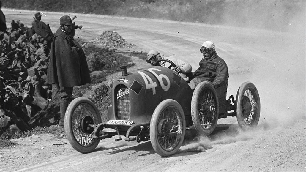 Austro-Daimler Sascha, závod Targa Florio na Sicílii, 1922