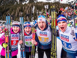 �eská smí�ená �tafeta Eva Kristejn Puskar�íková, Markéta Davidová, Ond�ej...