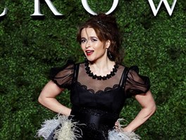 Helena Bonham Carterová na svtové premiée tetí ady seriálu Koruna (Londýn,...