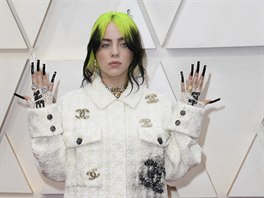 Billie Eilish na Oscarech (Los Angeles, 10. února 2020)