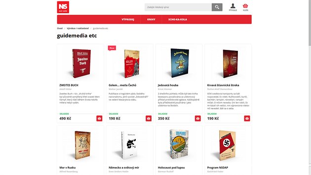 Antisemitsk knihy na e-shopu knihkupectv N smr