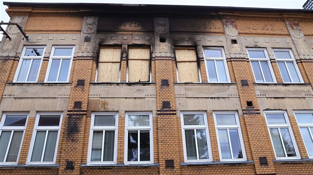 Dům pro zdravotně postižené ve Vejprtech, kde při lednové tragédii zemřelo osm lidí.
