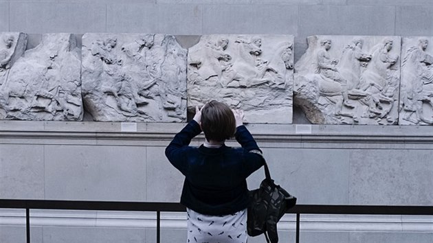 Elginovy mramory jsou vystaveny v Britskm muzeu. Sbrka sochaskch vzdob byla pravdpodobn zhotovena ve tvrtm stolet ped nam letopotem. (15. nora 2014)