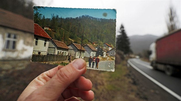 Na star fotografii je vidt, jak vypadala vesnice Blagojev Kamen v Srbsku ped padesti lety. (23. ledna 2020)