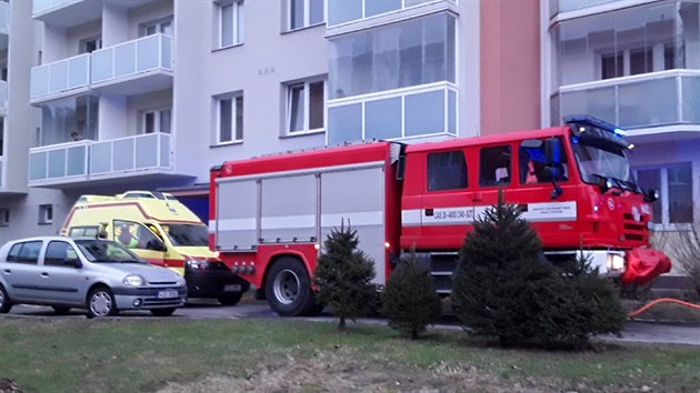 Por v byt na rskm sdliti zlikvidovaly dv hasisk jednotky. Ohe napchal kodu za nejmn 800 tisc korun.