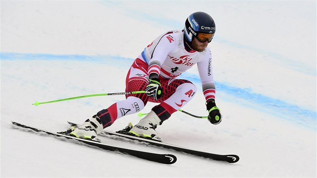 Christian Walder v superobm slalomu v Saalbachu.