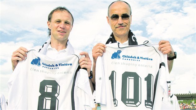 Michal marda (vlevo) a Vclav Kotal pi spolenm trenrskm psoben v Hradci Krlov.