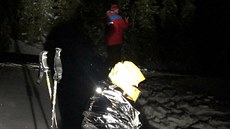 Tři týmy Horské služby Jeseníky hledaly ztraceného polského skialpinistu (15....