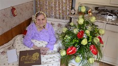 Marie Holíková z Blí�kovic na Znojemsku byla ve 108 letech nejstar�í ob�ankou...