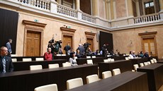 Ústavní soud vyhlásil zamítnutí návrhu prezidenta Miloe Zemana a skupiny...