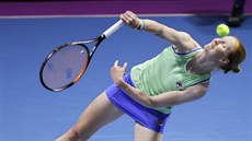 Alison van Uytvancková na turnaji v Petrohradu.