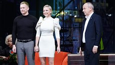 Zpvaka Markéta Konviková a její partner René Kubo v Show Jana Krause (2020)