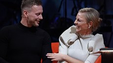 Zpvaka Markéta Konviková a její partner René Kubo v Show Jana Krause (2020)