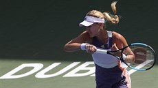 Kristina Mladenovicová na turnaji v Dubaji