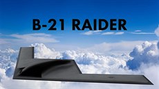 Vizualizace neviditelného bombardéru B-21 Raider.