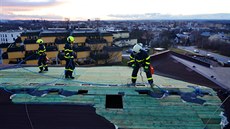 Hasi�i v Moravskoslezském kraji od pond�lní p�lnoci vyjí�d�li k desítkám...