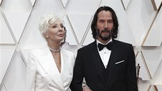 Keanu Reeves a jeho matka Patricia Taylorová na Oscarech (Los Angeles, 10....