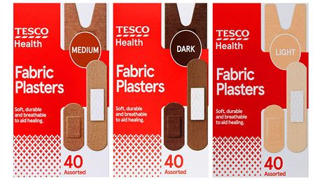 Britský maloobchodní etzec Tesco bude prodávat náplasti v rzných odstínech...