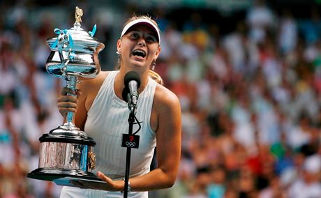 Maria arapovov ovldla Australian Open v roce 2008.
