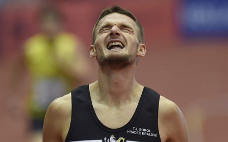 Michal Desensk v cli zvodu na 400 metr.