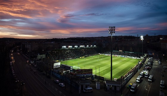 Vr�ovický stadion fotbalové Bohemians je známý jako �olí�ek