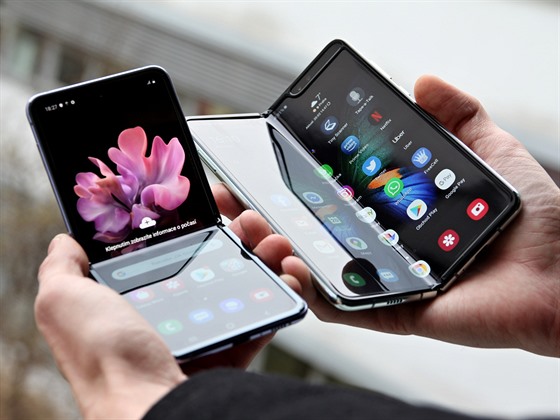 Samsung Galaxy Z Flip a Samsung Galaxy Fold