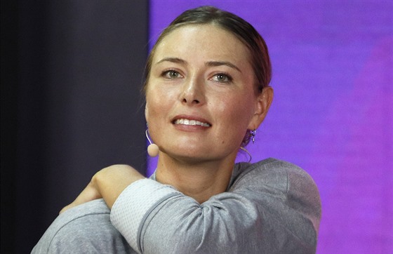 Maria arapovov na setkn s fanouky v roce 2019.
