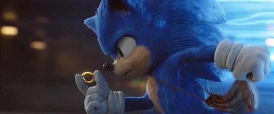 Záběr z filmu Ježek Sonic
