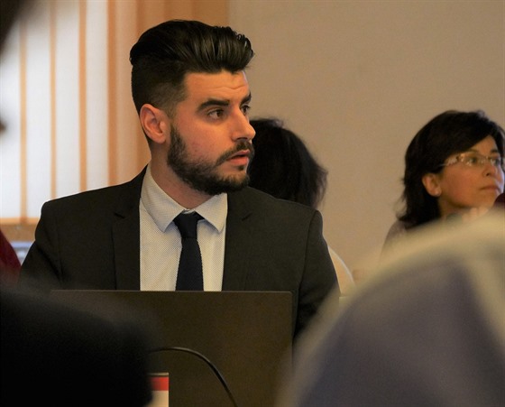 Nový starosta Alexandros Kaminaras (25. února 2020)