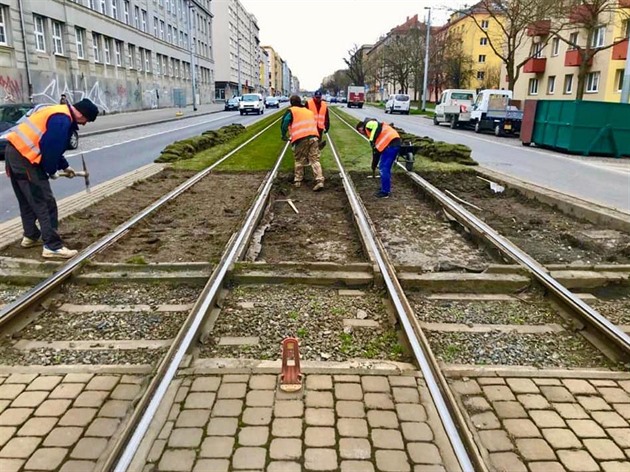 Přípravy na rekonstrukci tramvajové trati v úseku Poliklinika Vysočany –...