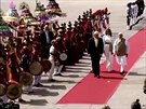 Trump piletl poprvé do Indie