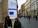 Dotan plakt od EU hyzd historickou budovu