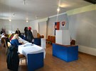 Zájem o parlamentní volby byl v Trnav velký u od rána. (29. února 2020)