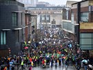 Demonstrace za ochranu klimatu v britském Bristolu (28. února 2020)