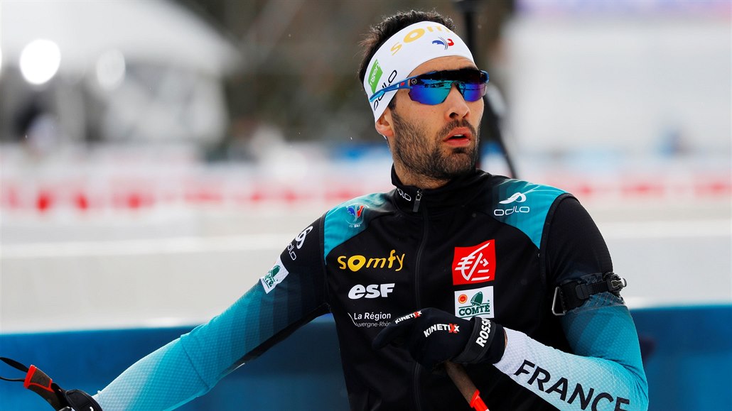 Martin Fourcade na archivním snímku
