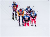 Hromadný závod mužů zakončil biatlonové mistrovství světa v Anterselvě.