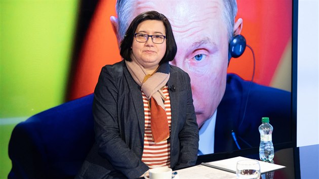 Expertka na Rusko Veronika Sušová-Salminen v diskusním pořadu Rozstřel (27. února 2020)