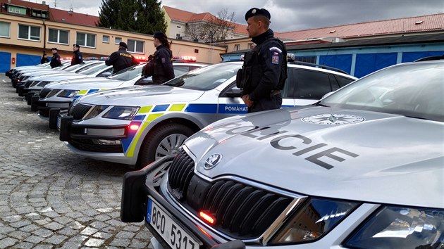 Jihoet policist maj nov vozidla znaky koda.