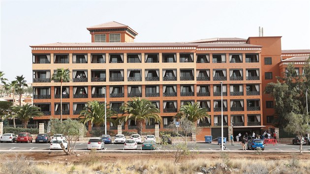 Hotel H10 Costa Adeje Palace na panlskm ostrov Tenerife je v karantn. (26. nora 2020)
