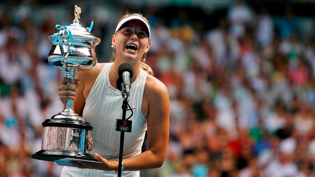 Maria arapovov ovldla Australian Open v roce 2008.