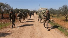 Turetí vojáci v syrské provincii Idlíb (20. února 2020)