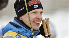 Iivo Niskanen, vítz závodu na 15 km klasicky v Lahti.