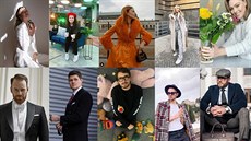 Módí se na Instagramu.