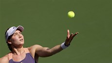 Jelena Rybakinová na turnaji v Dubaji.