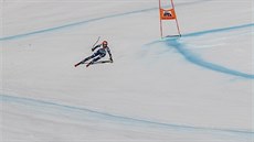 Federica Brignoneová ve sjezdu v Crans Montan.