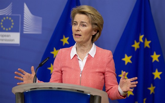Pedsedkyn Evropské komise Ursula von der Leyenová (4. bezna 2020)