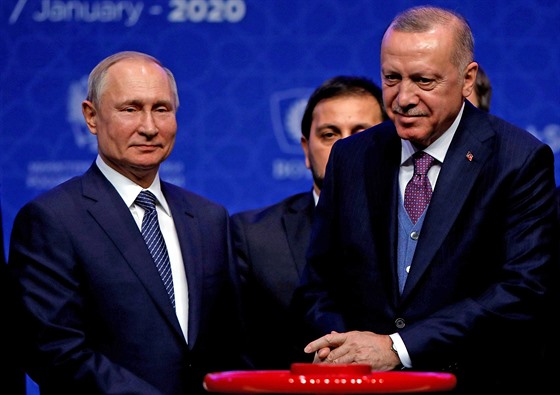 Ruský prezident Vladimir Putin a jeho turecký protjek Recep Tayyip Erdogan.